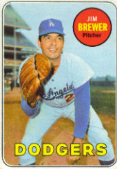1969 Topps Baseball Cards      241     Jim Brewer